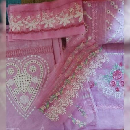 LAWN 25 VOLI FRENCH HEARTS ONION PINK D7-B
