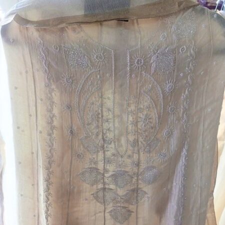 Elegance in every thread, Chikankari on Soft Mul Chanderi.