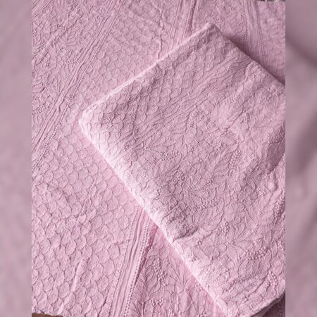 Elegance in every thread, Chikankari Lehenga on georgette fabric with thread work.