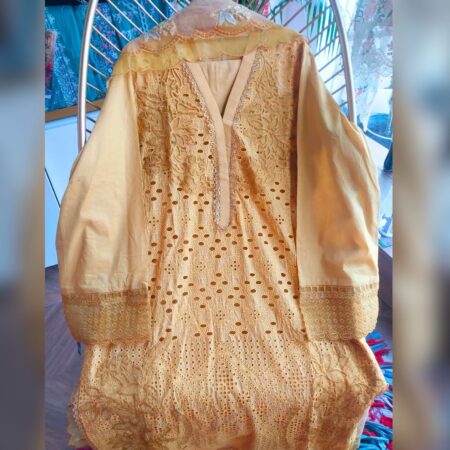 Pakistani Suit Summer Collection by Sobia Nazir Yellow
