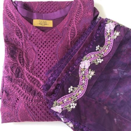 Pakistani Suit Collection by Sobia Nazir Purple