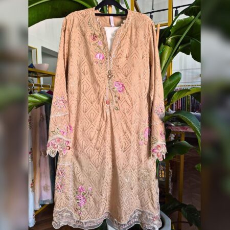 Ethnic stitched suits crafted with elegance. Dark Brown