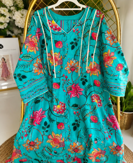 Effortless elegance, Digital Print in Excel Silk.